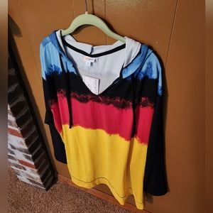 Lularoe Eliza long sleeve hooded top